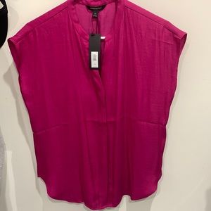 Pink Short Sleeve Button Down Shirt